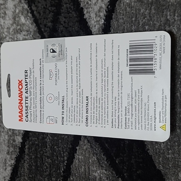 MAGNAVOX CASSETTE ADAPTER SMART PHONE  MP3 CD PLAYER - Picture 3 of 6